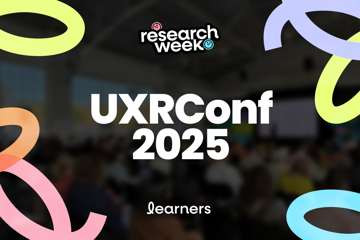 Uxrconf 2025 Learners
